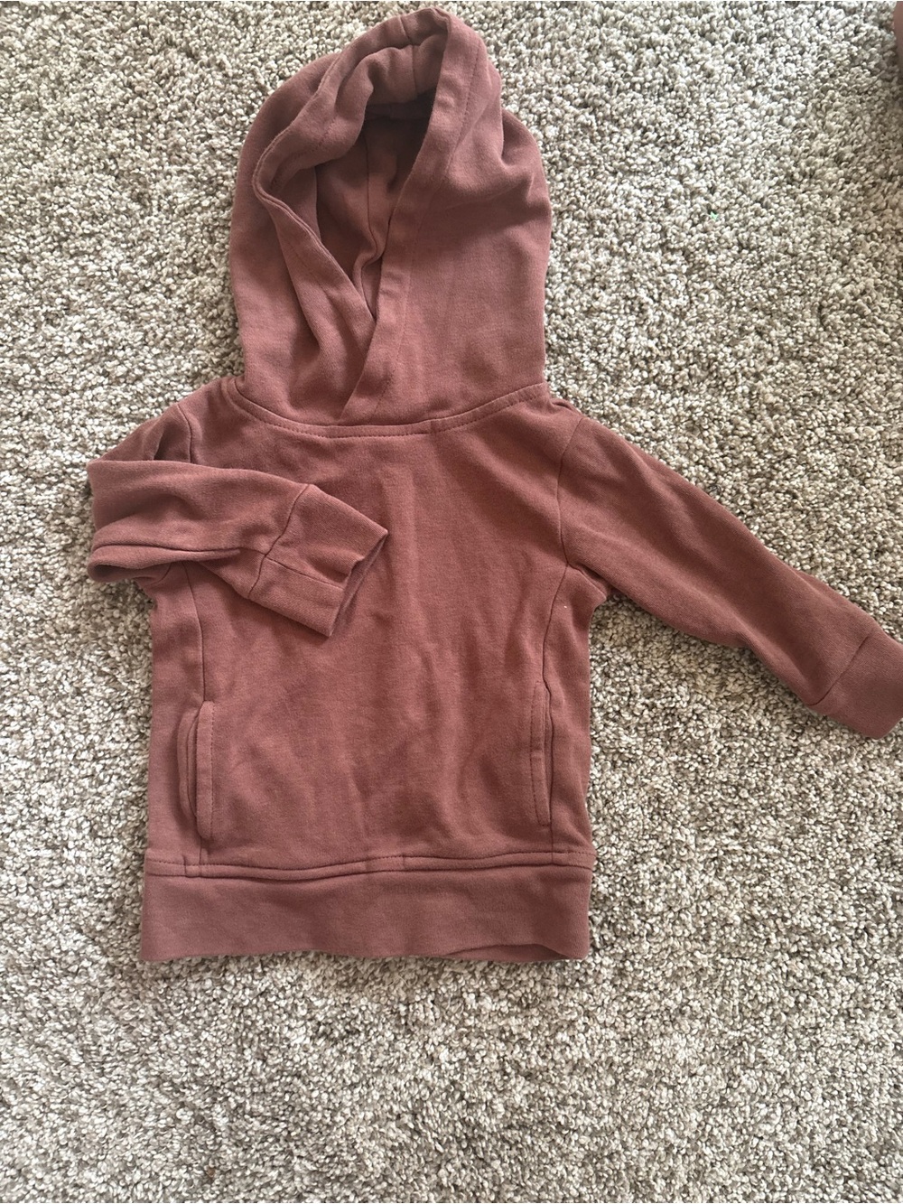Kate Quinn Hooded Pullover Brown Sweatshirt